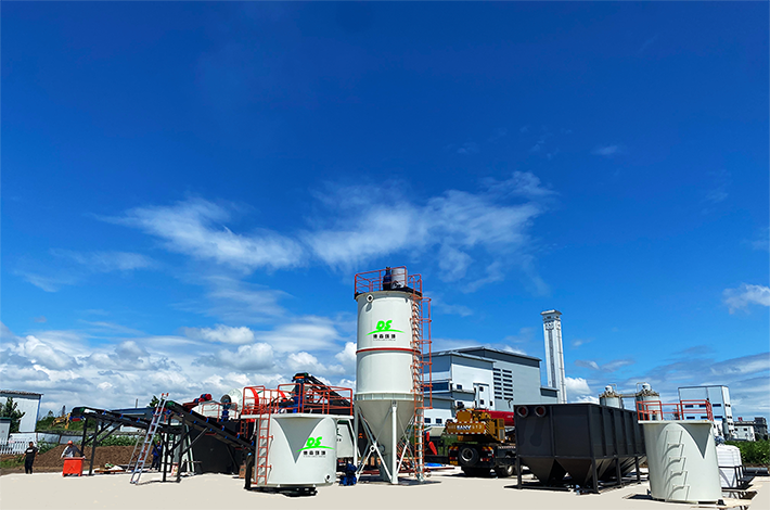 山東某土壤淋洗修復項目現(xiàn)場