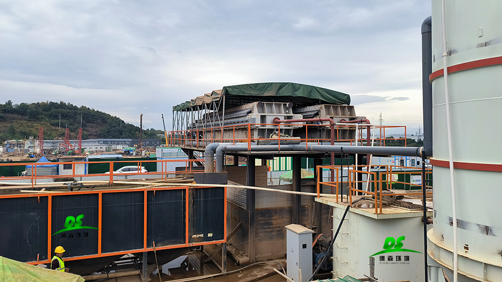 德森含油污染土壤熱洗設(shè)備應(yīng)用現(xiàn)場