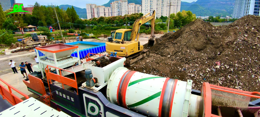 移動修復力量，重塑礦山生態(tài)——德森環(huán)境移動式土壤淋洗設備的礦山治理解決方案