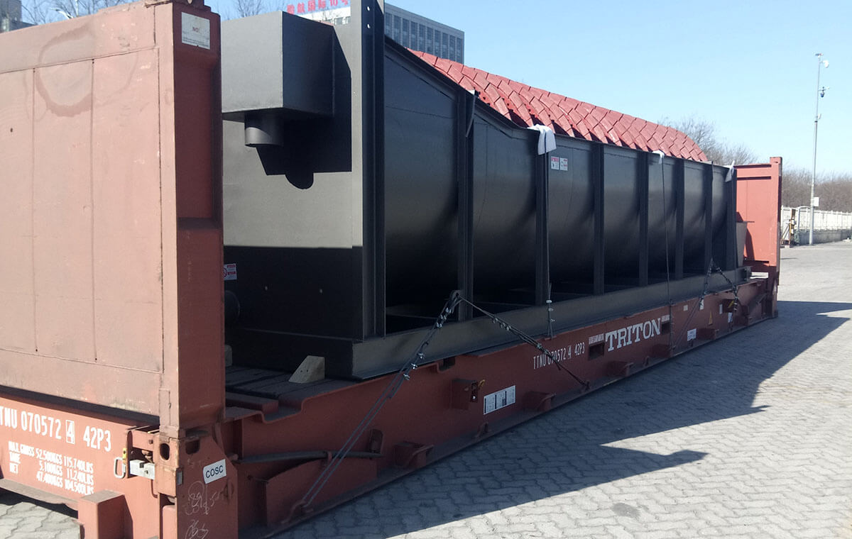 選礦裝備海外項(xiàng)目港口交付