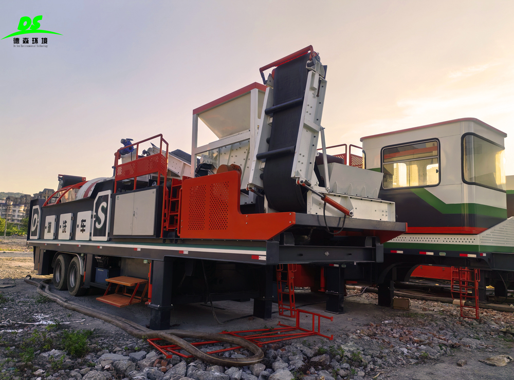 德森環(huán)境淋洗車｜移動治污黑科技，讓生態(tài)修復(fù)更高效省心